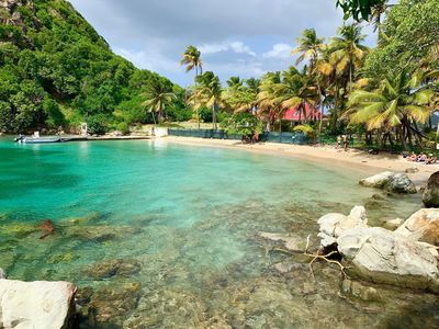 Guadeloupe, Sugarloaf beach