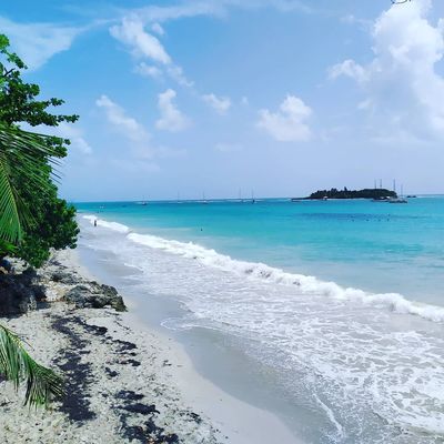 Guadeloupe, The beach of Datcha